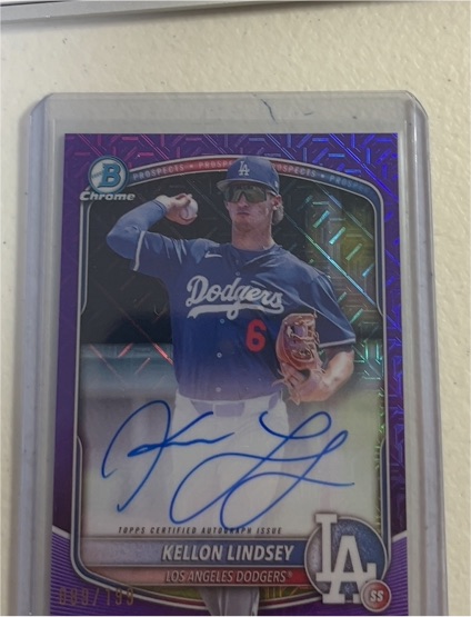 2025 Bowman Chrome #6 Kellon Lindsey — front