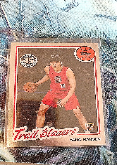 2025-26 Topps Basketball #80BK-62 Yang Hansen — front