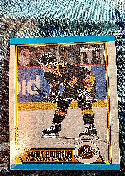 1989-90 O-Pee-Chee #281 Barry Pederson — front