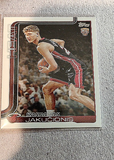 2025-26 Topps #220 Kasparas Jakucionis — front