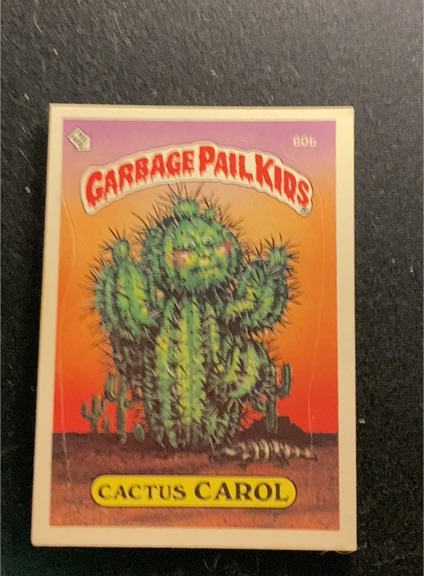 1985 Topps Garbage Pail Kids #60b Cactus Carol — front