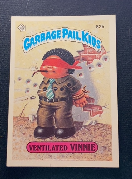 1985 Topps Garbage Pail Kids Series 2 #82b Ventilated Vinnie — front
