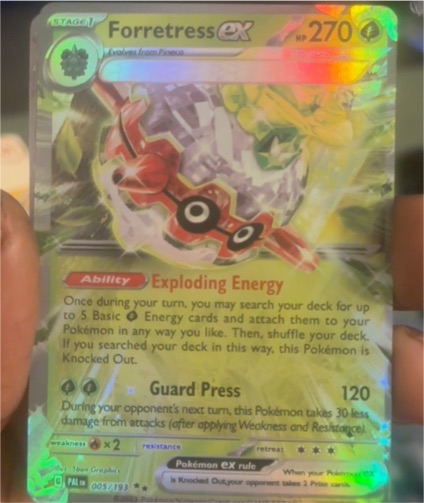Forretress ex 005/193 Paldea Evolved — front