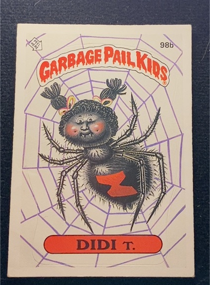 1986 Topps Garbage Pail Kids Series 3 #98b Didi T. — front