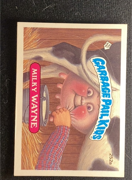 1987 Topps Garbage Pail Kids Series 7 #252a Milky Wayne — front