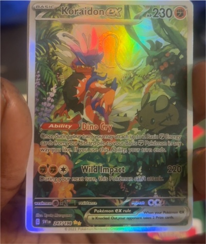 2023 Pokemon Scarlet & Violet #247/198 Koraidon ex — front