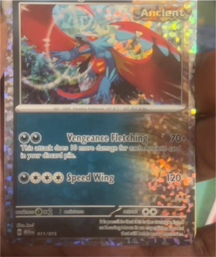 2024 Pokémon McDonald's Promo #011 Roaring Moon Ancient Holo — front