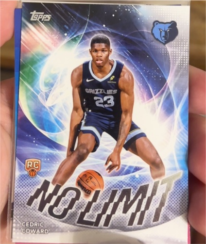 2025-26 Topps #NL-11 Cedric Coward No Limit — front