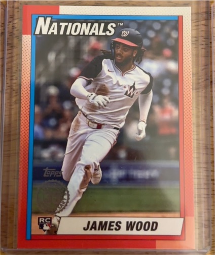2025 Topps Series 2 #90B2-47 James Wood — front