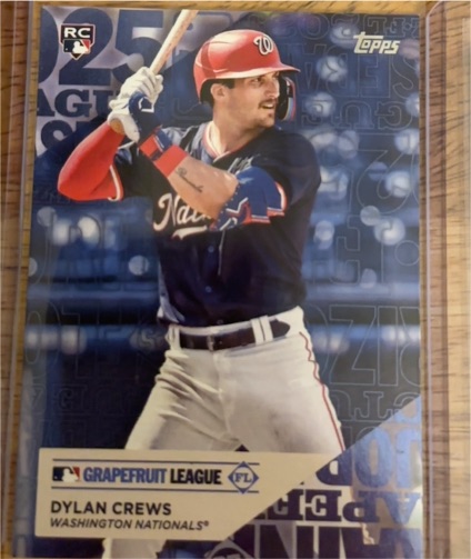 2025 Topps Series 1 #TG-20 Dylan Crews Grapefruit League — front