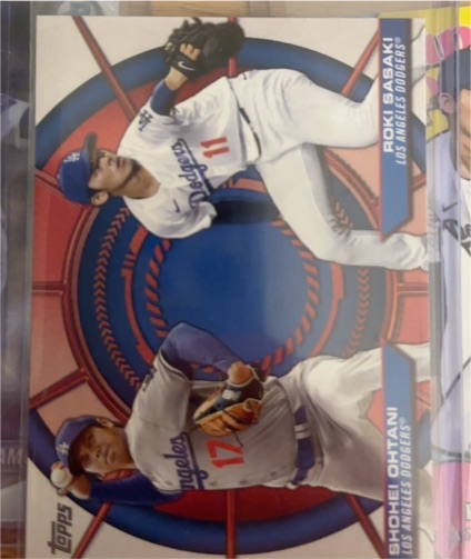 2025 Topps Series 2 Dynamic Duos #DD-15 Shohei Ohtani / Roki Sasaki — front