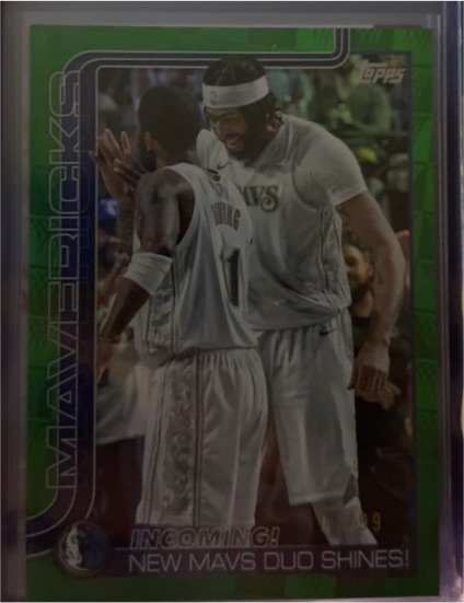 2025-26 Topps #296 Incoming! New Mavs Duo Shines! — front