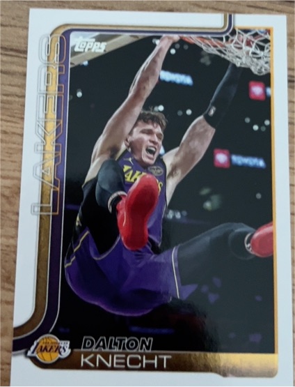 2025-26 Topps #153 Dalton Knecht — front