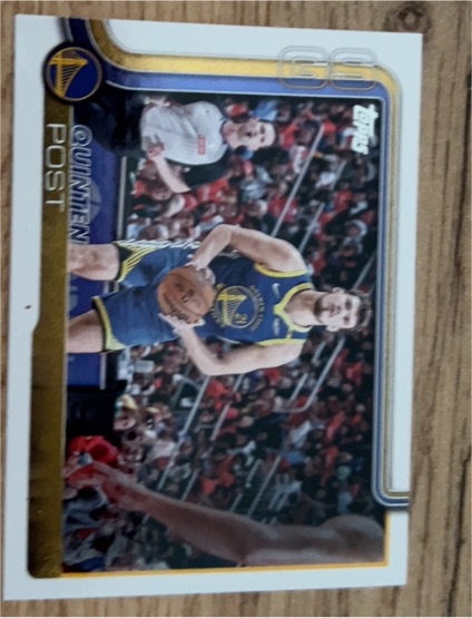2025-26 Topps #139 Quinten Post — front