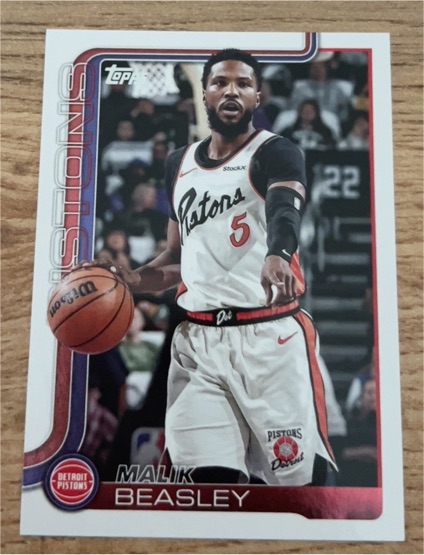 2025-26 Topps #43 Malik Beasley — front