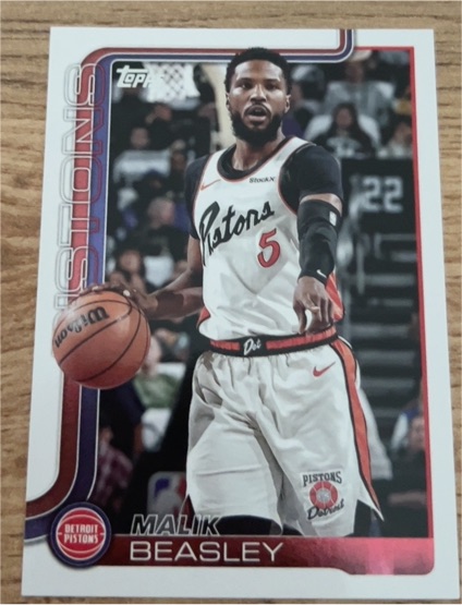 2025-26 Topps #43 Malik Beasley — front