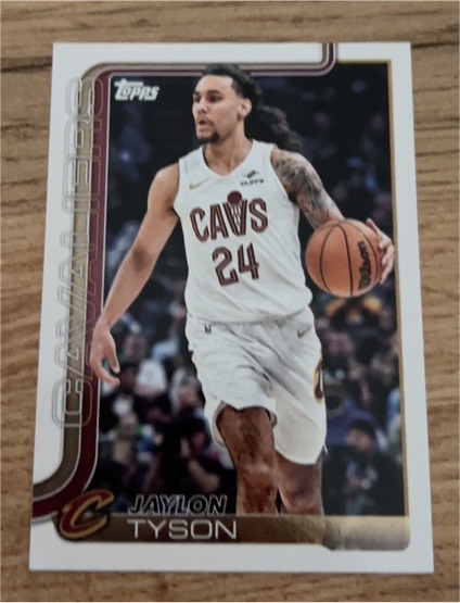 2025-26 Topps #86 Jaylon Tyson — front