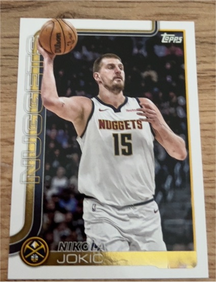 2025-26 Topps #101 Nikola Jokić — front