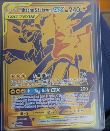2021 Pokémon TCG #SM248 Pikachu & Zekrom GX — front