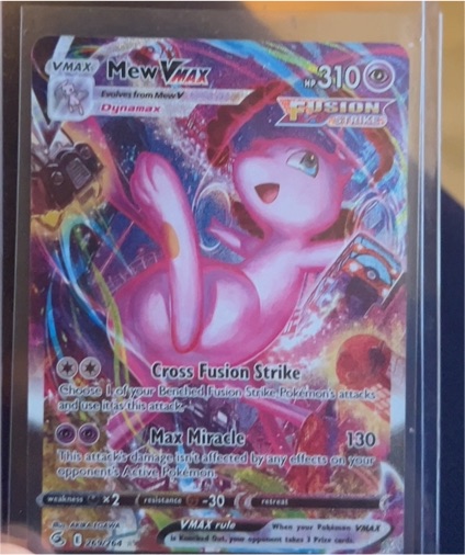 2021 Pokémon Fusion Strike #269 Mew VMAX — front