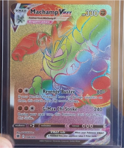 2022 Pokémon Astral Radiance #194 Machamp VMAX — front