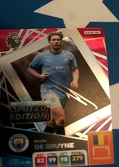 2022-23 Panini Premier League Kevin De Bruyne — front