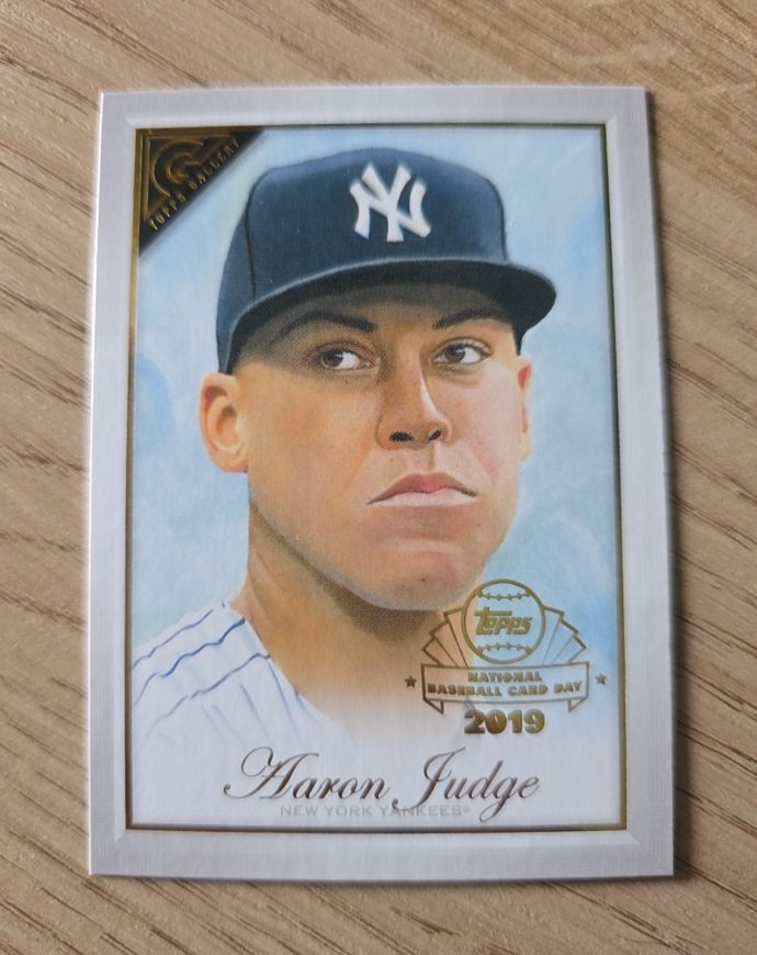 2019 Topps Gallery National Baseball Card Day #GP-AJ Aaron Judge — front