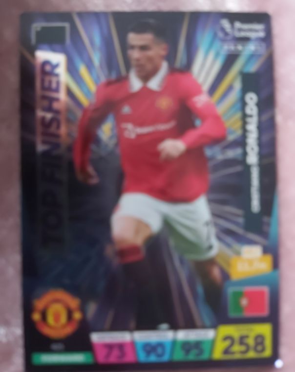 2022-23 Panini Adrenalyn XL Premier League Cristiano Ronaldo Top Finisher ManU — front