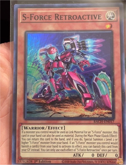 2020 Yu-Gi-Oh! MP23-EN013 S-Force Retroactive — front
