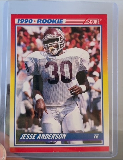 1990 Score #633 Jesse Anderson Rookie — front