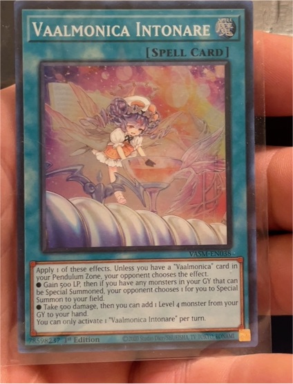 Yu-Gi-Oh! Vaalmonica Intonare VASM-EN038 — front