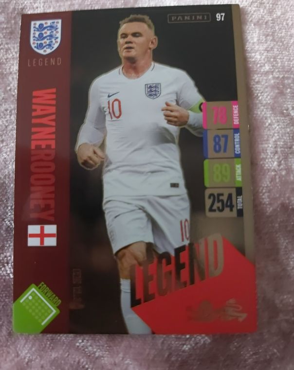 2022 Panini Adrenalyn XL Road to Qatar #97 Wayne Rooney — front