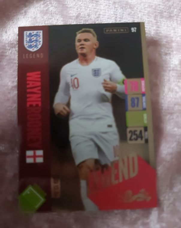 2024 Panini England #97 Wayne Rooney — front