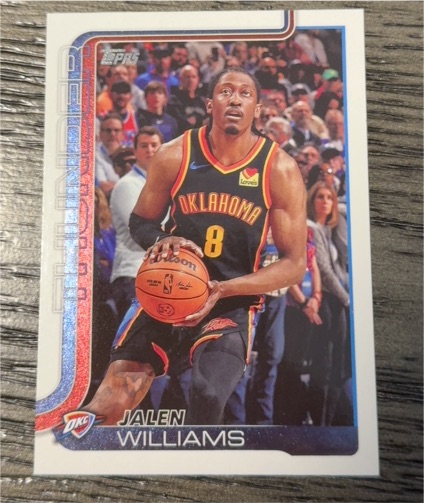 2025 Topps #116 Jalen Williams — front