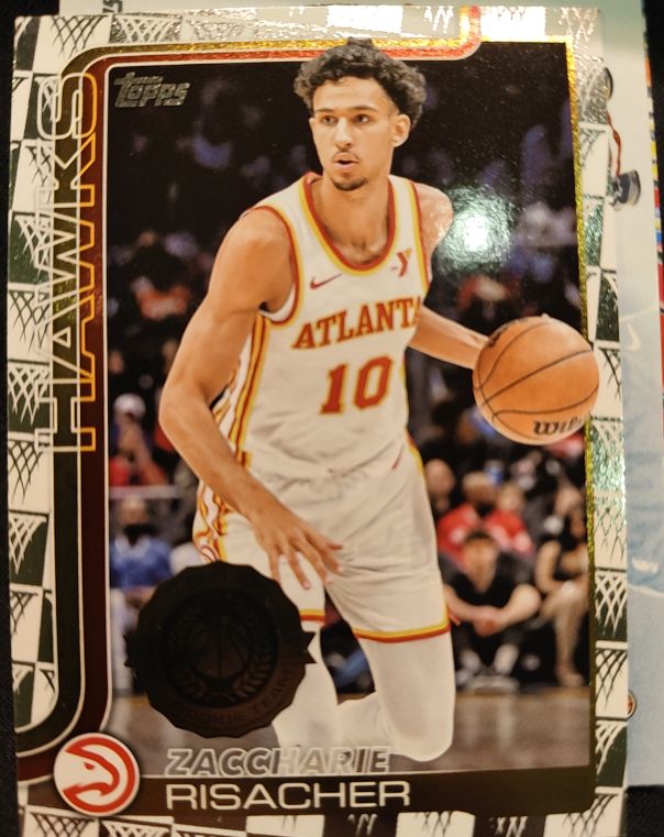 2025-26 Topps #62 Zaccharie Risacher — front