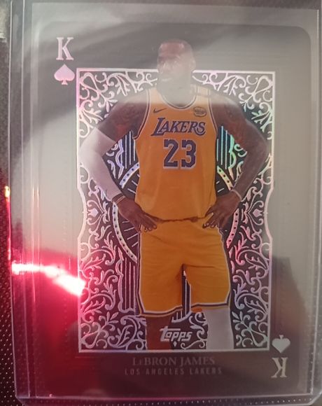 2024 Topps Basketball King of Spades #K LeBron James — front