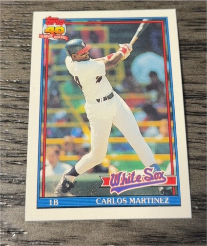 1991 Topps #156 Carlos Martinez — front