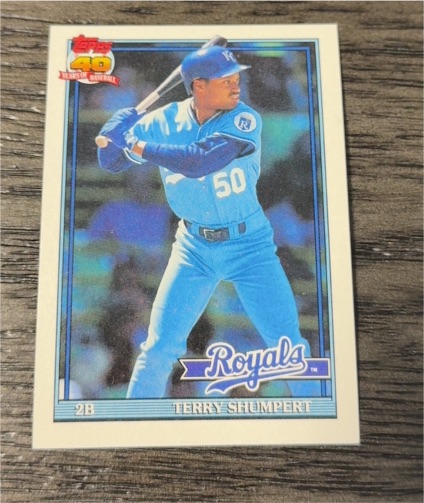 1991 Topps #322 Terry Shumpert — front