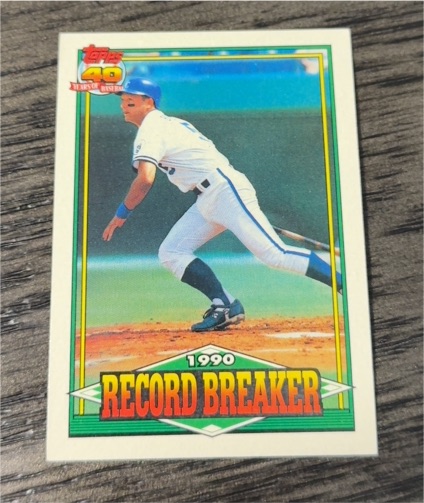 1990 Topps #2 George Brett Record Breaker — front