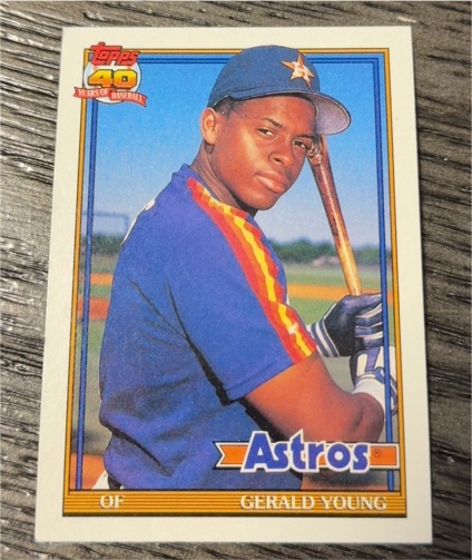 1991 Topps #626 Gerald Young — front