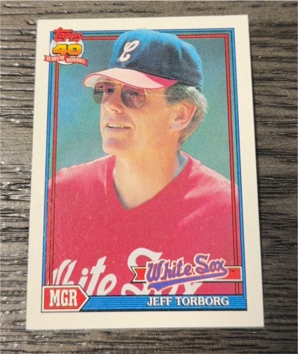 1991 Topps #609 Jeff Torborg — front