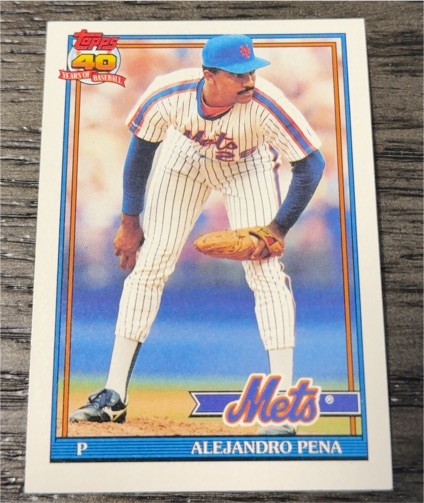 1991 Topps #544 Alejandro Pena — front