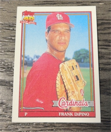 1991 Topps #112 Frank DiPino — front
