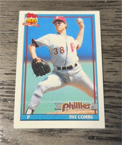 1991 Topps #571 Pat Combs — front