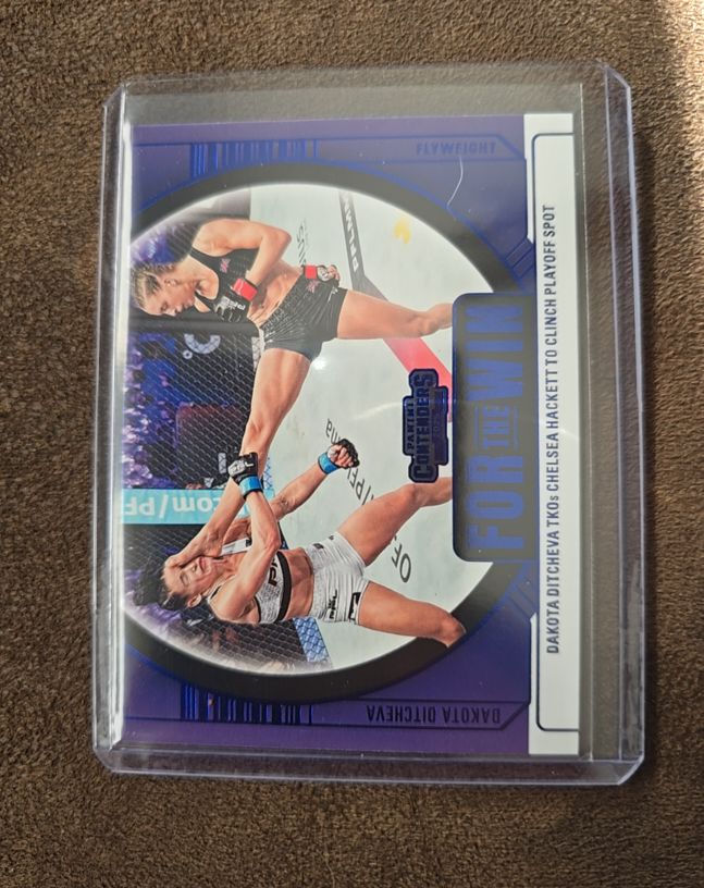 2025 Panini Contenders PFL For The Win Dakota Ditcheva — front