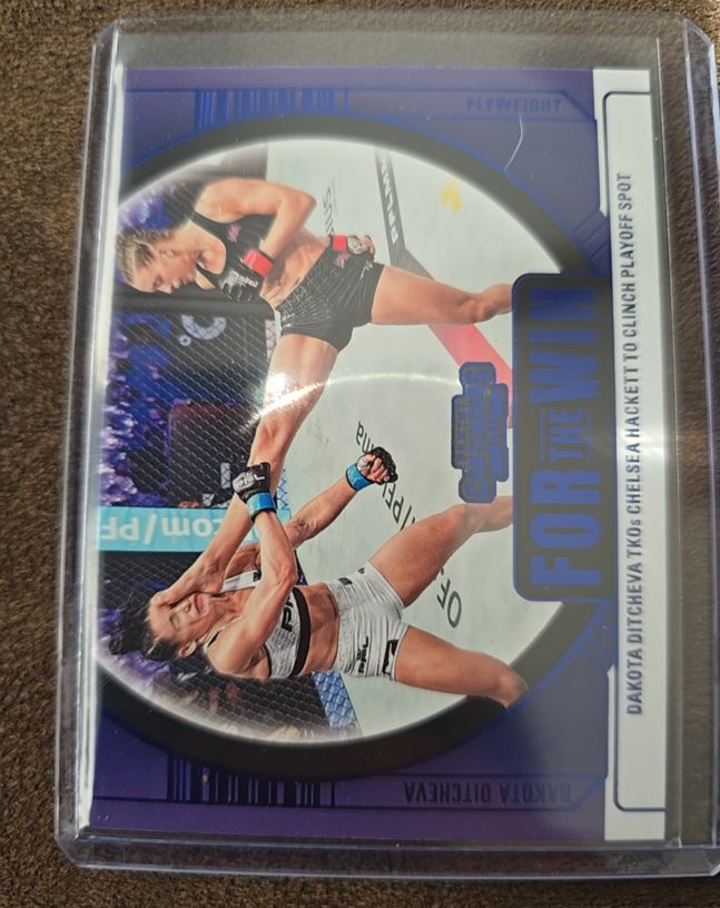 2025 Panini Contenders PFL #16 Dakota Ditcheva For the Win — front