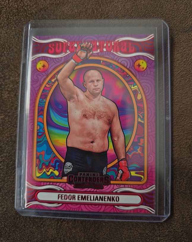 2025 Panini Contenders PFL #7 Fedor Emelianenko Supernatural — front