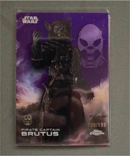 2025 Topps Chrome Star Wars #144 Pirate Captain Brutus — front