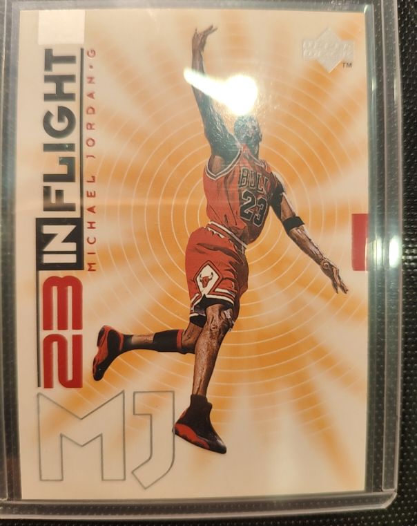 1998 Upper Deck 23 In Flight #IF9 Michael Jordan — front