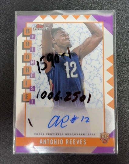 2024-25 Topps Finest #RFA-AR Antonio Reeves — front